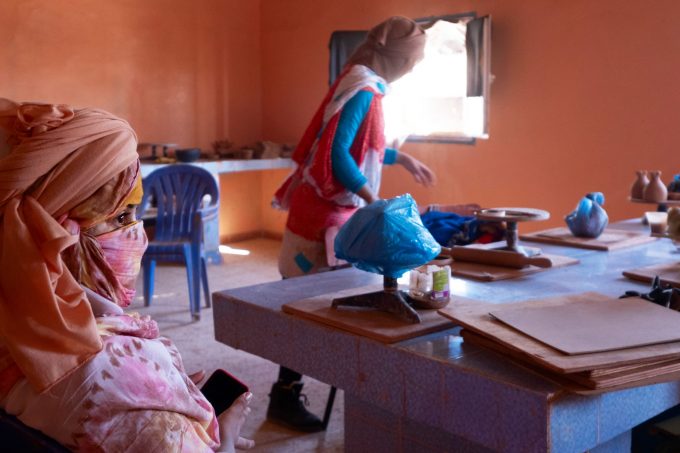 Laboratorio di ceramica gestito da donne sahrawi